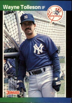 1989 Donruss #659 Wayne Tolleson - NM - Image 1 of 2