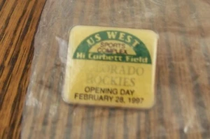 1997 Colorado Rockies Spring Training US West Hi Corbett Field lapel pin AIBM - Picture 1 of 4