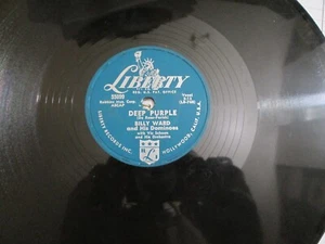 BILLY WARD & DOMINOES - Liberty - Deep Purple - 78 EXC-NM - Picture 1 of 2
