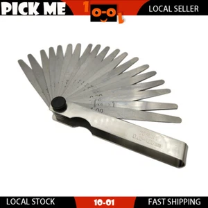 20 Blades Thickness Gap Metric Filler Feeler Gauge Measure Tools 0.05 to 1mm - Picture 1 of 6