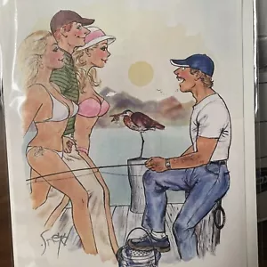 Costume da bagno Doug Sneyd uso per esca rivista stampa pagina pin up hot ladies - Foto 1 di 6