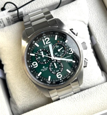 Citizen CB5921-59X Promaster Land Green Dial Eco-Drive Sapphire Men's Watch - Image 1 of 4