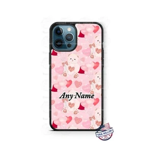 Valentine's Day Teddy Bear XOXO Design Phone Case Cover for iPhone Samsung Gift - Picture 1 of 10