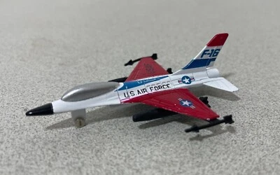 In Air F-16 US Air Force Die-Cast Model Airplane 1/100th Scale A144 3.25" - Image 1 of 3
