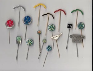 VOLKSWAGEN VW pin badges Logo Beetle IAA Polo Passat Anstecknadeln - Picture 1 of 47