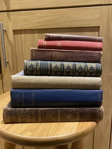 Antiquarian Collectable Book Bundle Shakespeare Studies, Poetical Works… X 7 - Picture 1 of 11