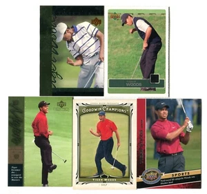 Lote de 5 tarjetas coleccionables de golf Tiger Woods PGA TOUR GOLFISTA GOLFISTA (LOTE 79) - Imagen 1 de 1