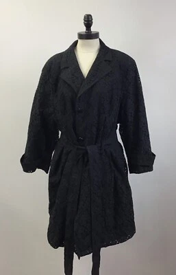 Женская Janie Bryant MOD черный кружевной платье куртка размер 3 X - Изображение 1 из 2