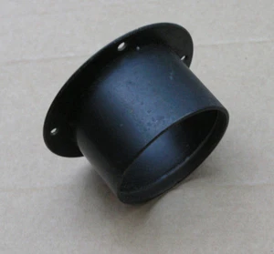 M58 Gewinde Verlängerungsflansch Messing 42mm Zylinderhut 84mm Ø  - Bild 1 von 3