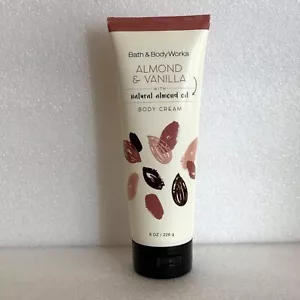Bath and Body Works Mandel & Vanille Körpercreme 8 Oz. Selten Retired NEU - Bild 1 von 8