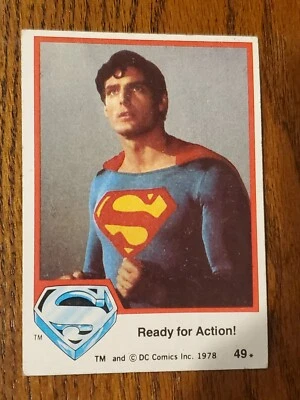 1978 DC Comics Superman Card Puzzle #49 Ready for Action Vintage - Image 1 of 2