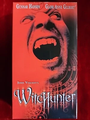 John Vincent’s Witchunter VHS 2003 Dead Alive Productions Horror Sealed VHS NEW - Image 1 of 2