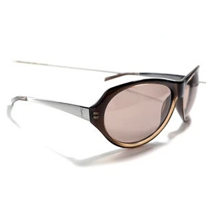 YSL Yves Saint Laurent Women Sunglasses 6030/S LY1 60 15 Peach Brown Silver - Picture 1 of 8