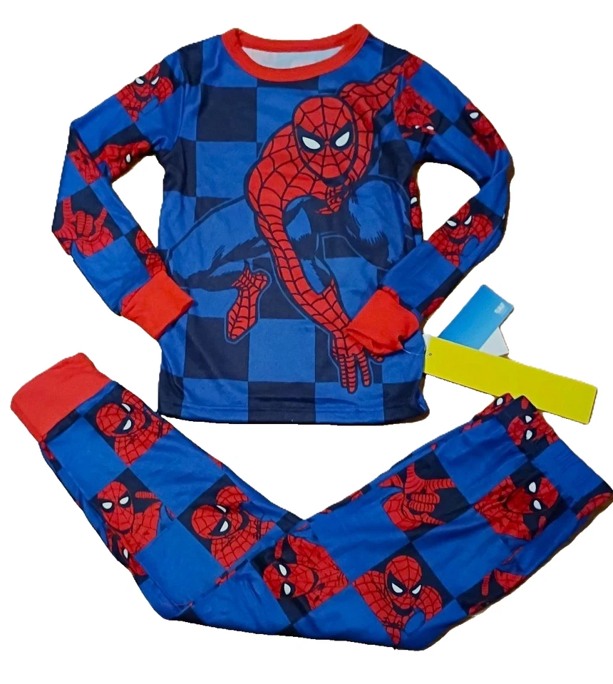 NEW MARVEL SPIDERMAN 2 PC PAJAMA SET  Boys size 6 - Image 1 of 1