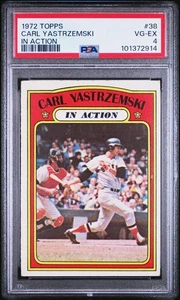 1972 Topps #38 Carl Yastrzemski PSA 4 - Picture 1 of 2