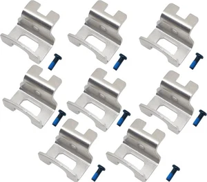 8PCS Versatrack Garage Hooks, Cordless Hang (CMSTC4VT) with Glue Sliver - Foto 1 di 3