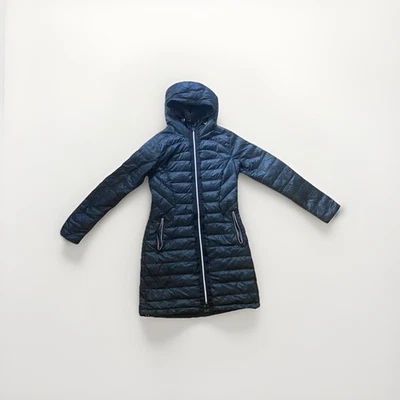 Chaqueta de plumón Lululemon 3x A Lady en negro/gris oscuro, talla 6. Ligera Foto 1 de 4