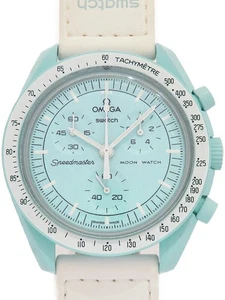 RELOJ Omega Swatch Mission to Uranus SO33L100 TO09432 - Imagen 1 de 9