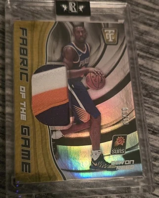 2017-18 Panini Totally Certified - Fabric of the Game Rookies Davon Reed #/10 - Image 1 of 2