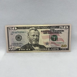 Serie 2017A US Fifty Dollar Schein Star Note 50 $ Cleveland PD 02709046 * - Bild 1 von 2
