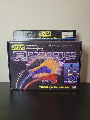 Cable Taylor 74249 8 mm Spiro-Pro personalizado 6 cilindros rojo para modelos Jeep 91-99 seleccionados Foto 1 de 4