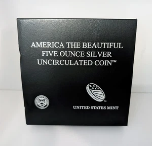 2019 5oz Silver America the Beautiful Uncirculated Coin San Antonio Missions - Picture 1 of 4