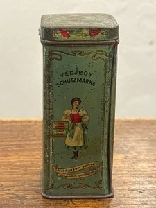 Scatola in latta Paprika Edelsuss Schwarz & Sohn 1900 - Foto 1 di 5