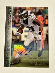 Nelson Agholor 2015 Topps Field Access Rookie automático RC #55 variación - Imagen 1 de 2