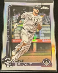 2025 Topps Chrome Kris Bryant #248 Refractor Parallel Colorado Rockies - Picture 1 of 4
