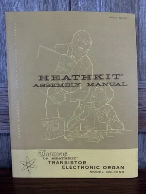 Libro manual de montaje de órgano electrónico transistor HEATHKIT Thomas GD-325B Foto 1 de 4