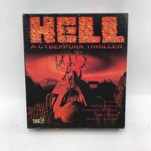 Hell: A Cyberpunk Thriller (PC, 1989) w Original Big Box and Manual No Inserts - Picture 1 of 5