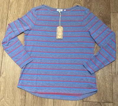 Fat Face Breton Stripe Top Sz12, RRP £29.50 - long sleeves, Next - Image 1 of 2