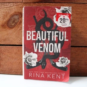 Beautiful Venom by Rina Kent Target Deluxe Edition, Red Paperback Book - Picture 1 of 6