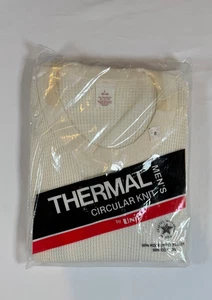 Camisa Térmica Para Hombres Grande De Colección Nueva Sellada EE. UU. UNIDAD Mezcla de Algodón Circular - Imagen 1 de 14