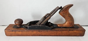 1912 Stanley Bailey No. 26 Rule & Level Wood Block Plane USA Vintage - Picture 1 of 10