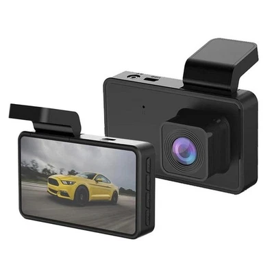 1080P Hd Single Driving Recorder 3 Inch Car glass,lithium,plastic Video In-Dash - Image 1 of 4