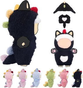 Puppenoutfits für Labubu Kleidung Set, Faking Animal Style Outfit Dinosaurier Kostüm - Bild 1 von 28