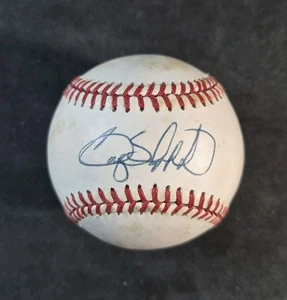 Gary Sheffield signiert OALB im Spiel verwendet Baseball Rawlings Sweet Spot Yankees - Bild 1 von 2