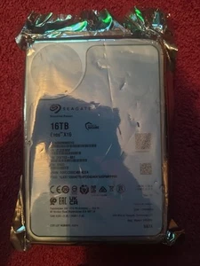 Seagate EXOS X16 16TB 256MB 7200rpm 3.5" Internal HDD SATA ST16000NM001G - Photo 1/2