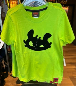 Universal Epic How Train Your Dragon Toothless Big Face Youth Lime Green T-Shirt - Picture 1 of 1