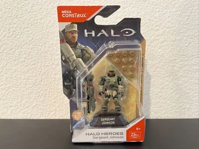 Mega Construx HALO Heroes Series 5 Sergeant Johnson FMM80 Read Description - Image 1 of 2