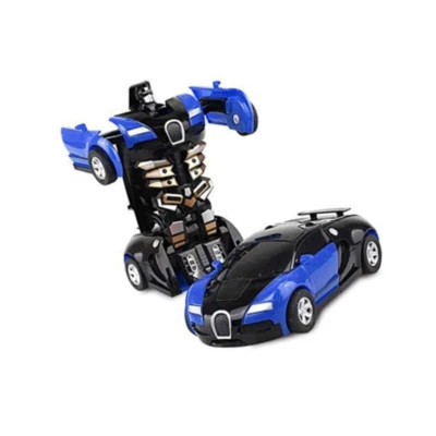 Toys For Boys Robot Transformers Car Kids Toddler Cool Toy Christmas Gift BLUE - Image 1 of 4