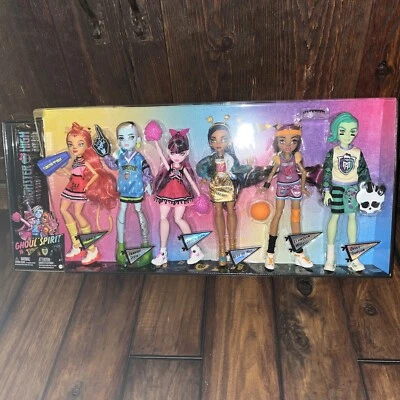 MUÑECAS MONSTER HIGH GHOUL SPIRIT PAQUETE DE 6 COLECCIÓN DEPORTIVA GEN 3 Foto 1 de 4