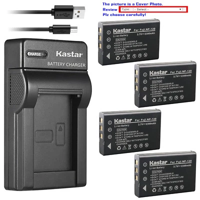 Kastar Battery Slim Charger for RICOH DB-43 RICOH Caplio 500G wide Caplio 500SE - Image 1 of 4