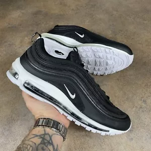 Nike Air Max 97 - Taglia 11.5 UK - Nero/Bianco | SPEDIZIONE VELOCE ✅ - Foto 1 di 20