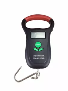 Pactrade Portable Digital Fishing Scale 110LB/50KG Thermometer 1M Tape Measure - Picture 1 of 8