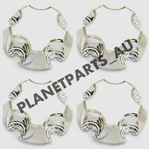 Holden Commodore VB-VZ CHROME Chaser Interceptor Centre Caps Set of 4 - Picture 1 of 1