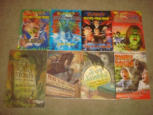 Kid Horror Book LOT Scary Stories Ghosts of Fear Street American Chillers Zombie - Picture 1 of 7