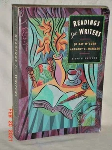 READINGS FOR WRITERS MCCUEN WINKLER 1995 PAPERBACK 8TH EDITION GOOD CONDITION - Bild 1 von 6