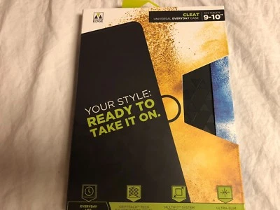 M-Edge Cleat Universal Everyday Tablet Case Fits 9-10" Tablets Black NEW - Image 1 of 3